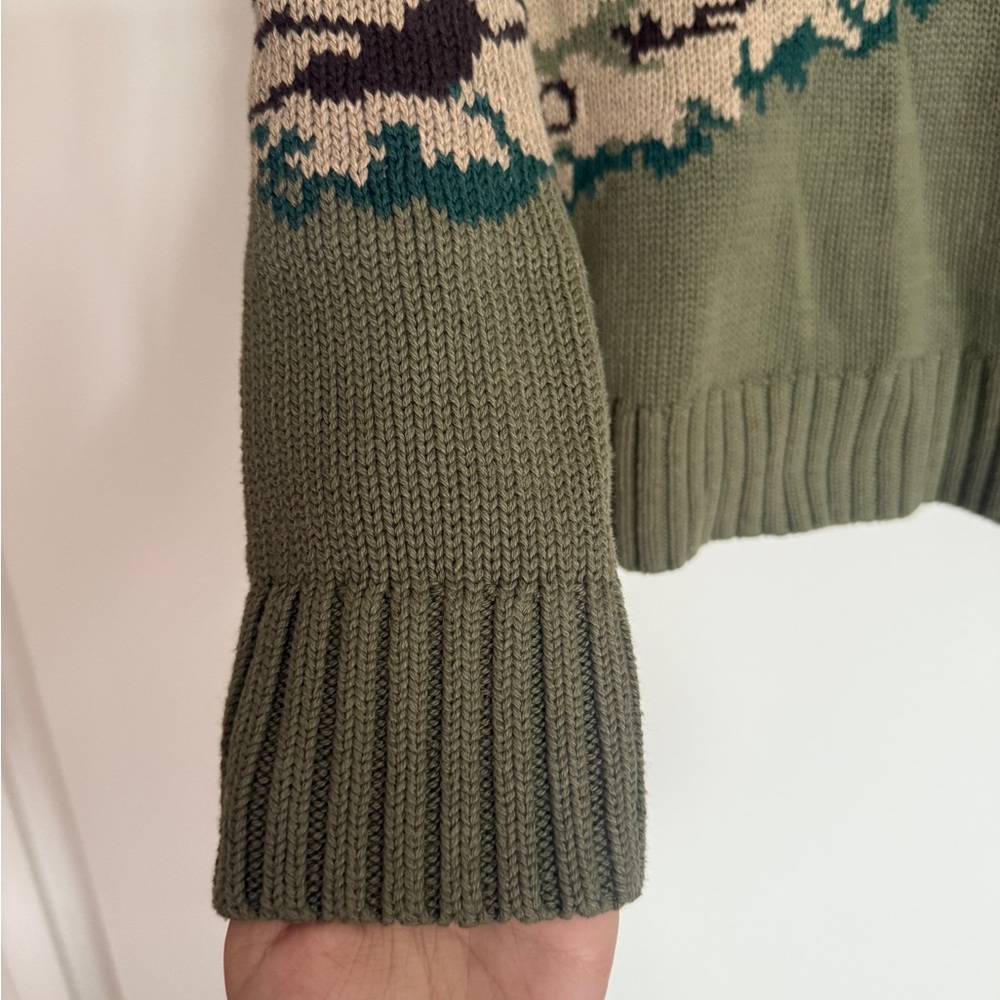 LL Bean Signature Scenic Rollneck Sweater 100% organic cotton - Picture 3 of 7